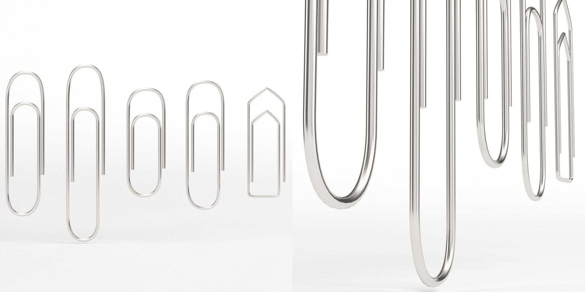 3D Model Paper Clips - TurboSquid 1738756