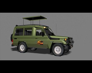 toyota land cruiser 70 3d model