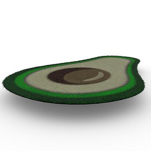 Avacado type carpet - rug 3D