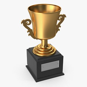gold cup 3d model