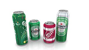 Beer cans 3D