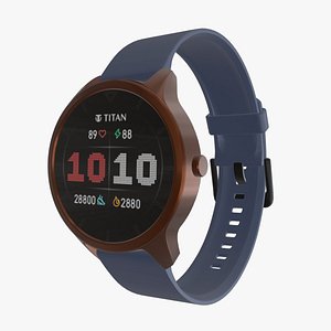 Titan Smart Touch Screen - Blue 3D model