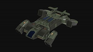 Toy Sci fi Dropship aircraft 3D model