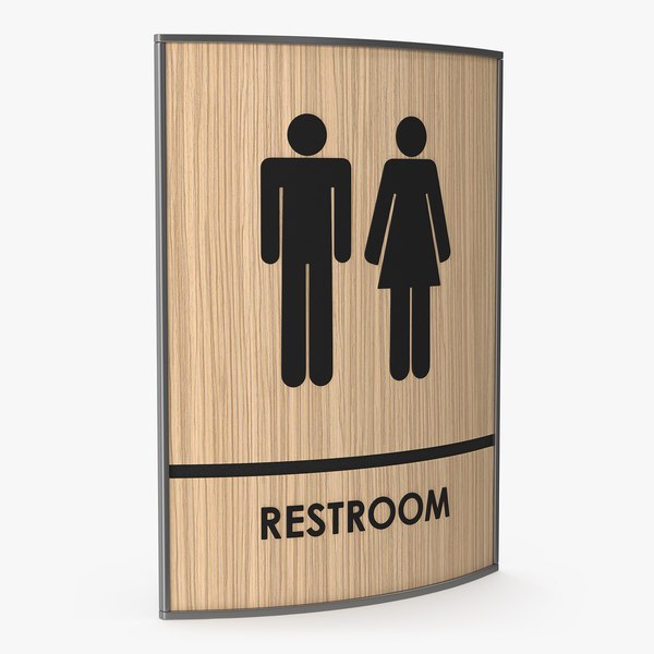 Toilet Sign 3D Models for Download | TurboSquid