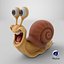 Caracol de desenho animado 1