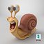 Caracol de desenho animado 1