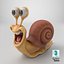 Caracol de desenho animado 1