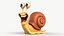 Caracol de desenho animado 1