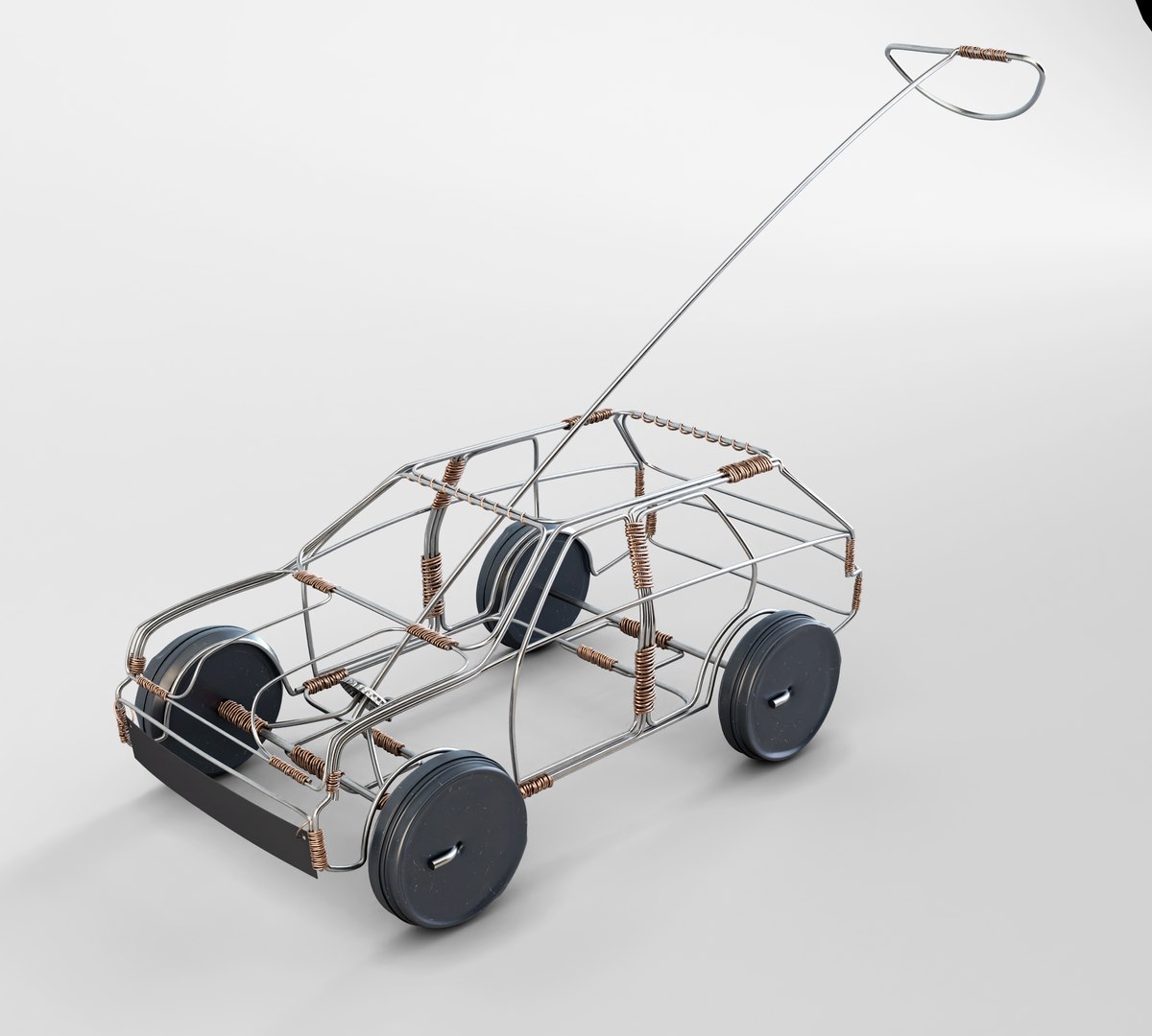 3D Wire Toy Car Concept - TurboSquid 2065135