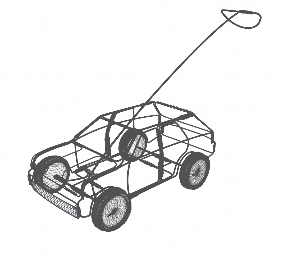 3D Wire Toy Car Concept - TurboSquid 2065135