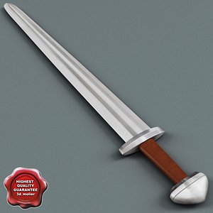 3d model of viking sword v3