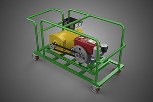 STANDALONE CART MOBILE EMERGENCY DIESEL ELECTRICAL GENERATOR SET