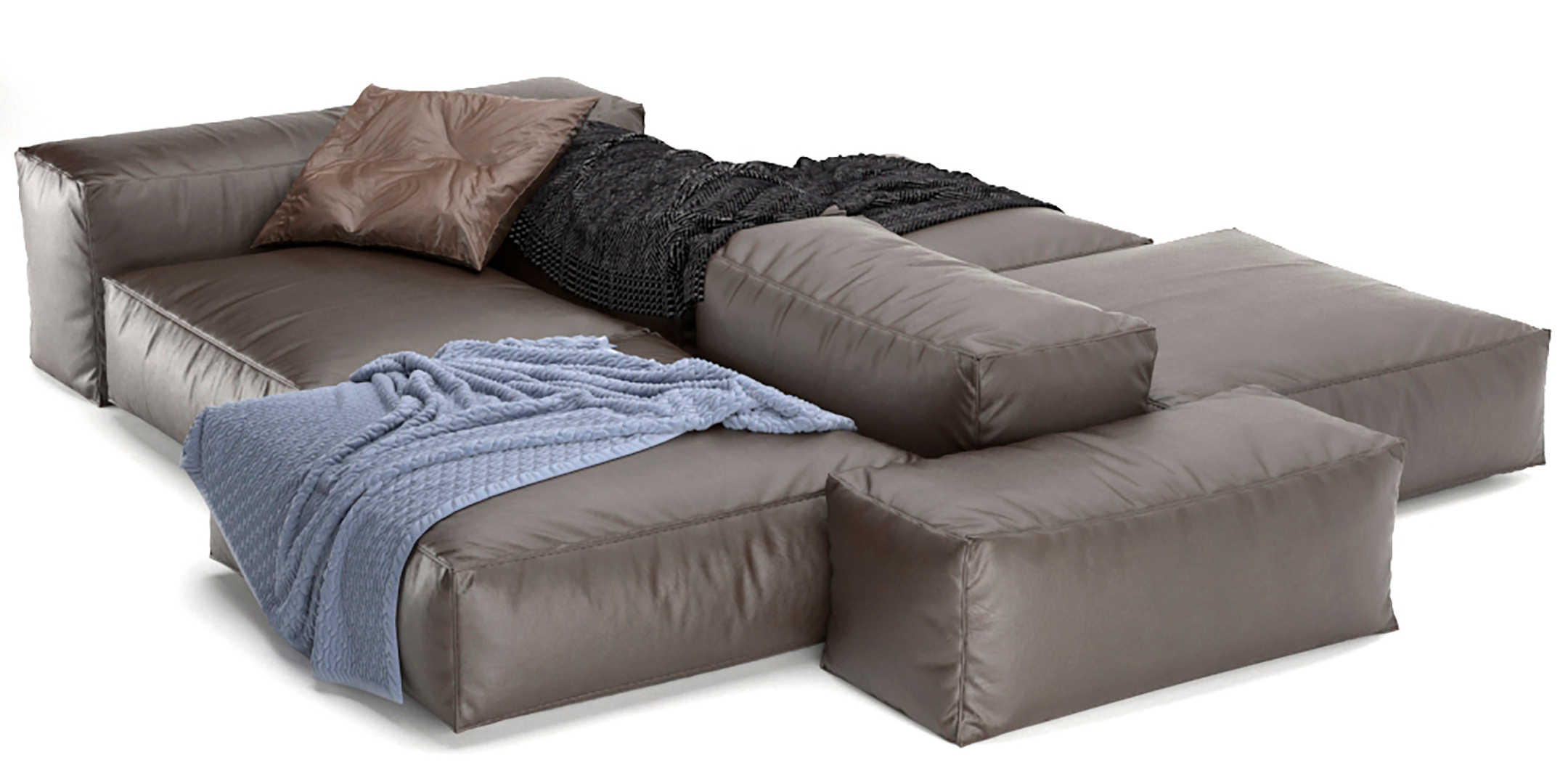 3D modular sofa extrasoft TurboSquid 1691646