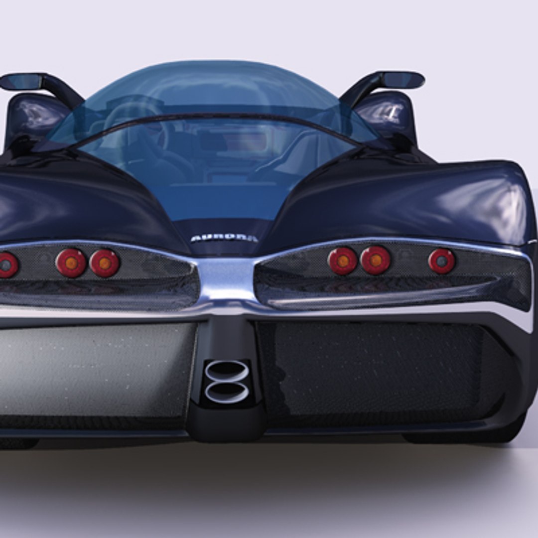aurora car concept obj