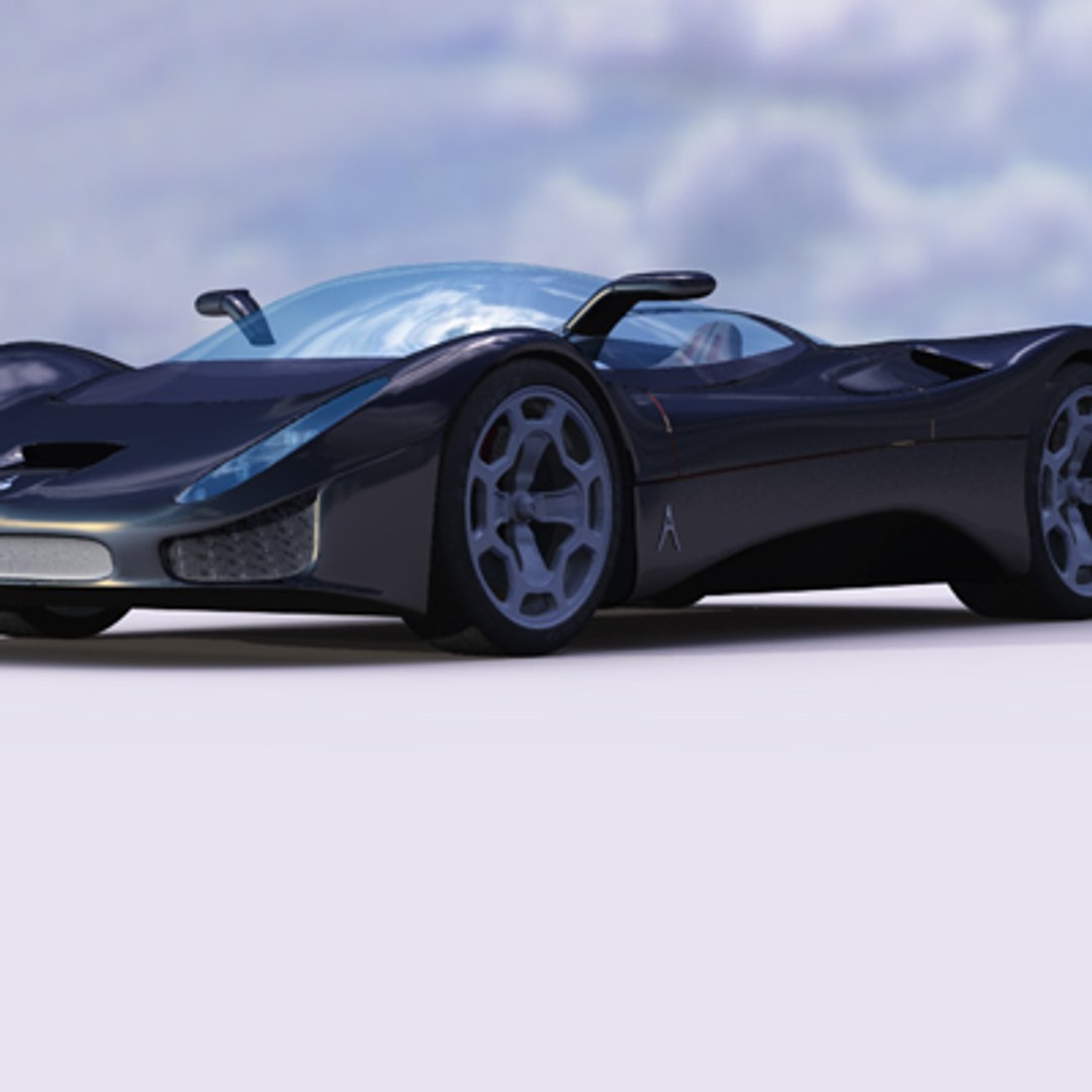 aurora car concept obj