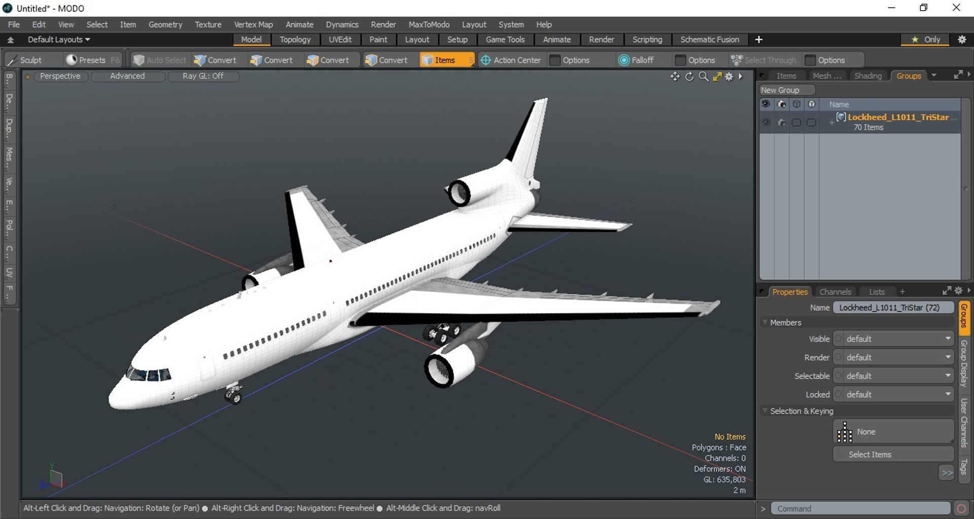 3D Lockheed L-1011 TriStar - TurboSquid 1772675