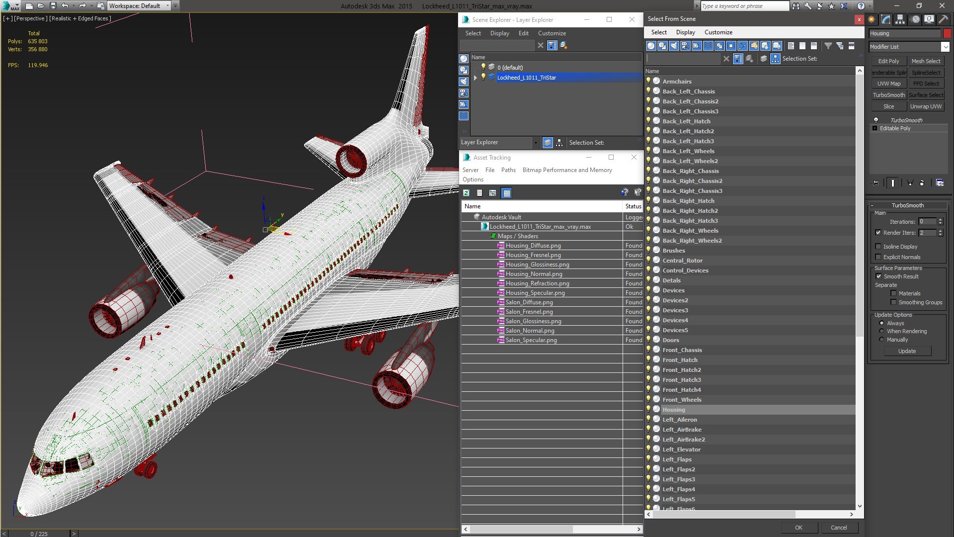 3D Lockheed L-1011 TriStar - TurboSquid 1772675