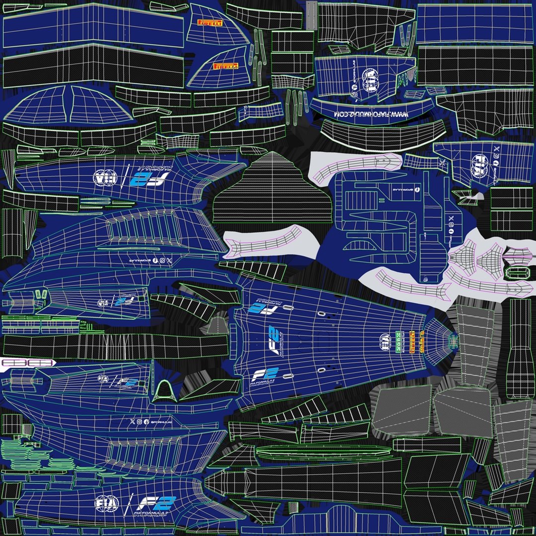 Dallara F2 2024 Formula 2 Race Car 3D model https://p.turbosquid.com/ts-thumb/DY/lFIRi6/gc/diffuse_uv/jpg/1697792420/1920x1080/fit_q87/c302f05be5223eb3e658e561e666b62d58a8feb5/diffuse_uv.jpg