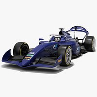 Dallara F2 2024 Formula 2 Race Car