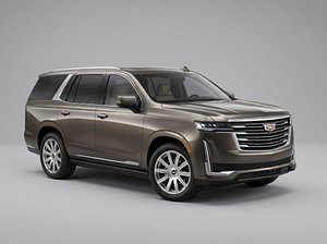 2021 Cadillac Escalade Luxury SUV with Detailed Interior
