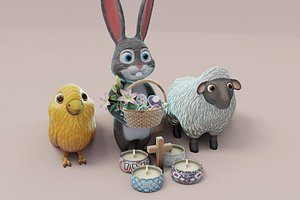 Easter 3D Model
