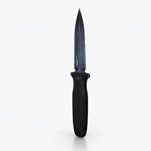 3D model SOG Pentagon Tactical Knife - Low Poly Game Asset