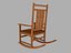 3d ellis rocking chair model