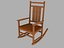 3d ellis rocking chair model