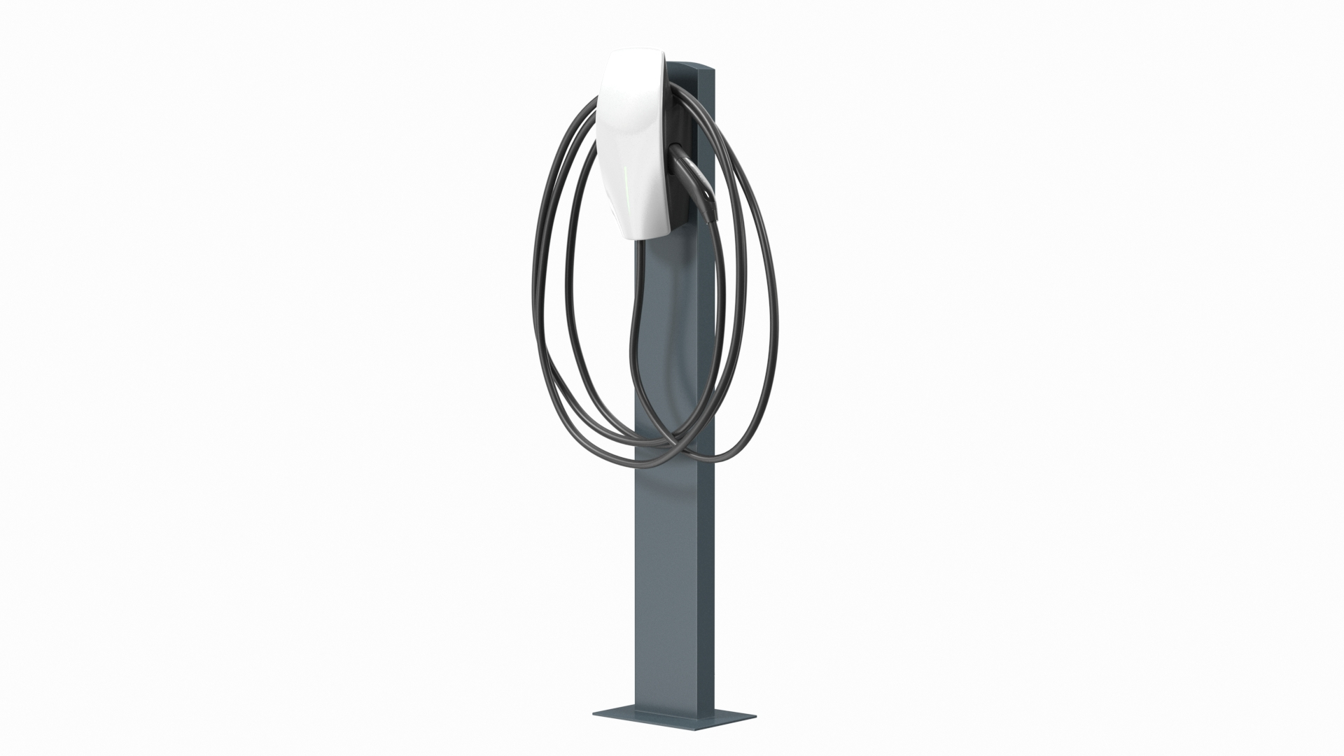 3D Pedestal Mounted EV Charging Station Tesla White TurboSquid 2154487