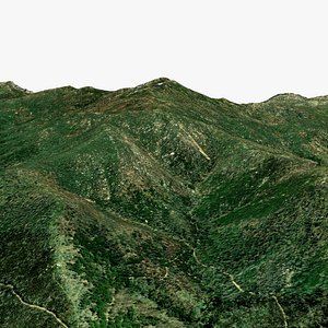 3D model Sunday Peak Kern County State of California United States