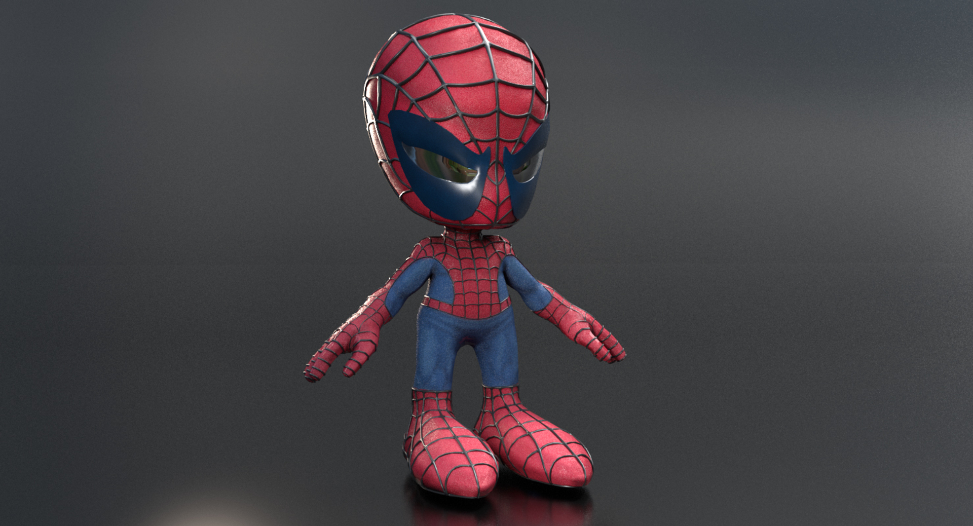 Spiderman Cartoon Spider Model - TurboSquid 1377536