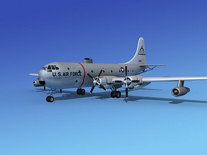 propellers tanker kc-97 boeing 3d 3ds