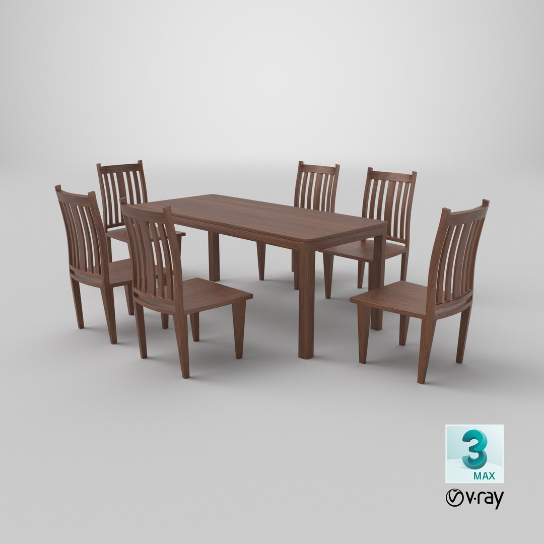 3D Elegant 6 Seater Wooden Dining Table Set with Classic Chair https://p.turbosquid.com/ts-thumb/DZ/HxJyGQ/x0/stemcell_max_vray_render/png/1782696365/1920x1080/fit_q87/85b2bc326b6da6be288bf0798910a9da4ef9c044/stemcell_max_vray_render.jpg