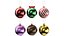 Detaillierte Weihnachtskugeln Ornamente