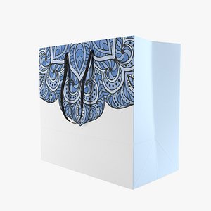 Paper Bag Blue