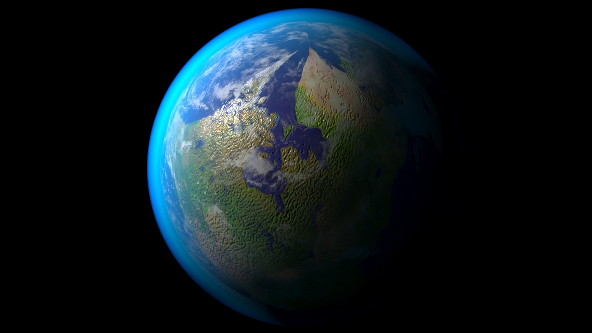 Pangea Earth 3D Model - TurboSquid 2243307