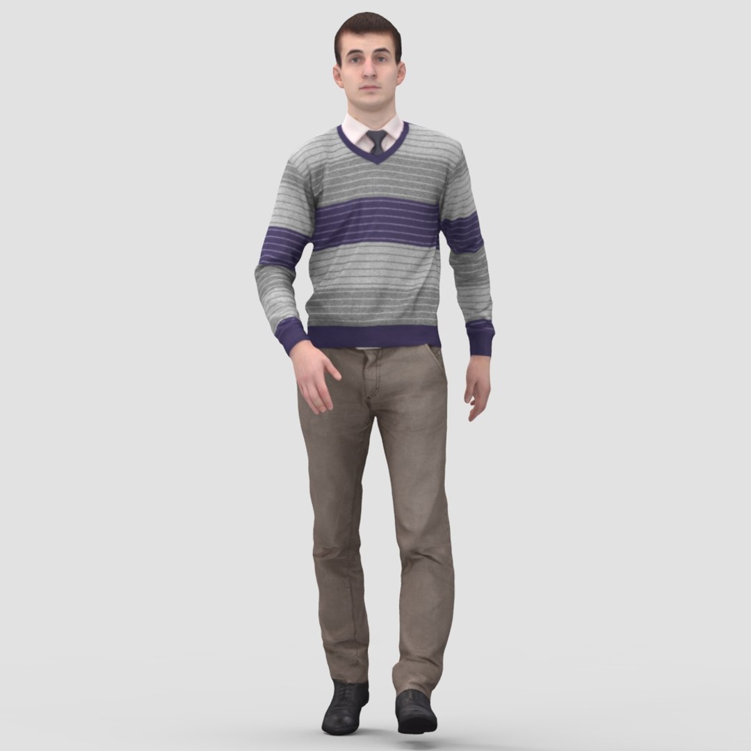 3d realistic human model