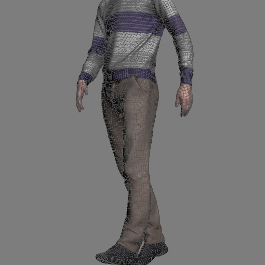 3d realistic human model