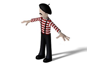 Neutral cartoon french caricature