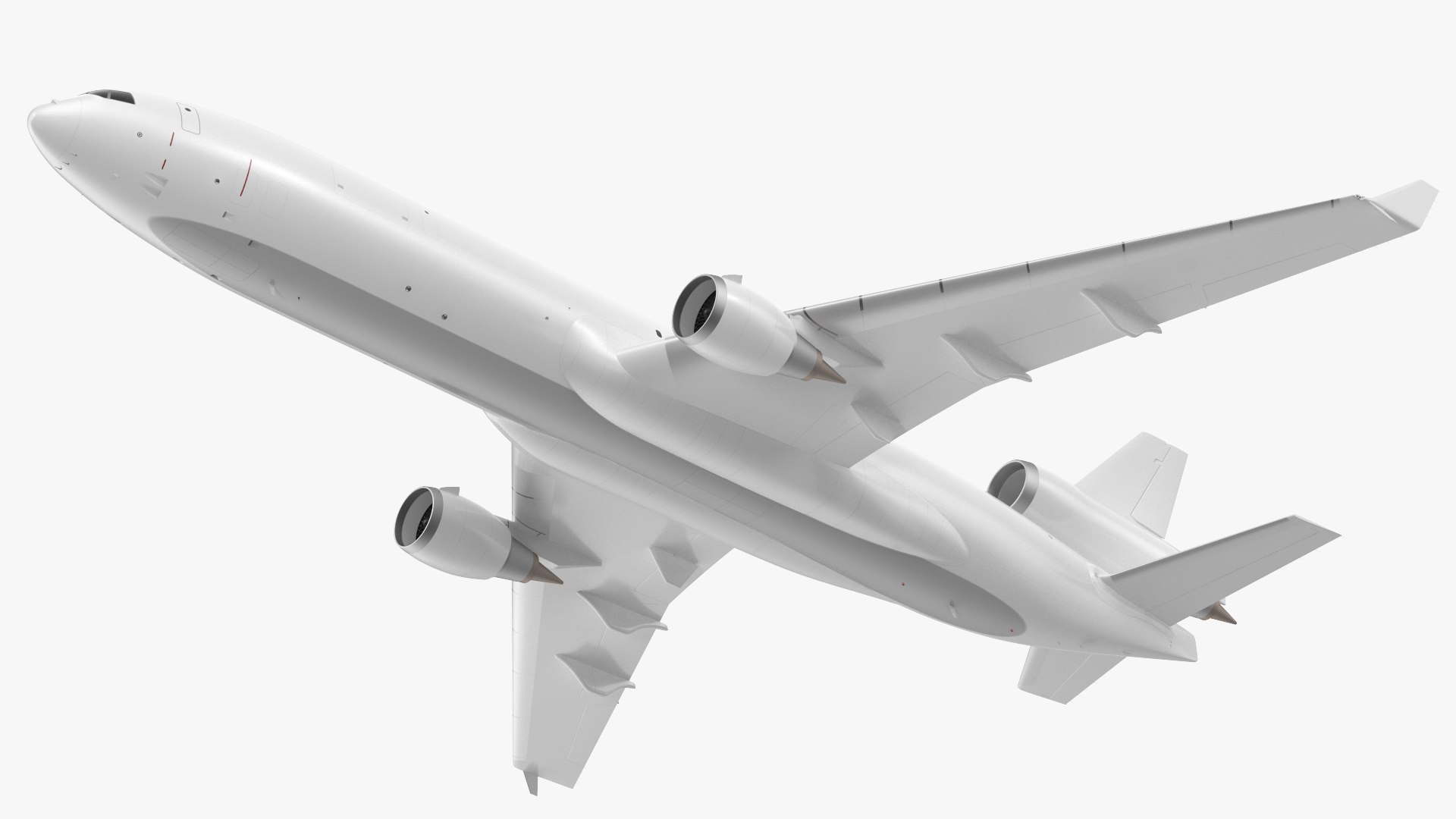 McDonnell Douglas MD11 Tri Jet Wide Body Airliner Flight 3D model preview