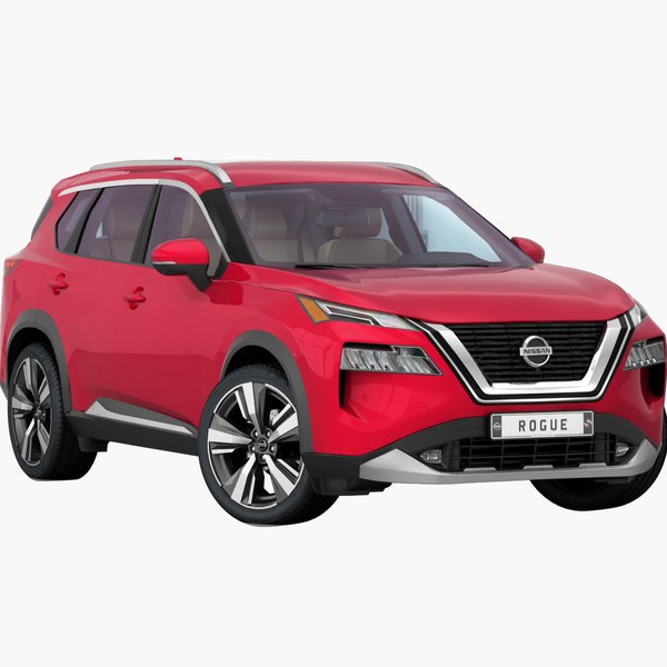 3D model nissan rogue 2021