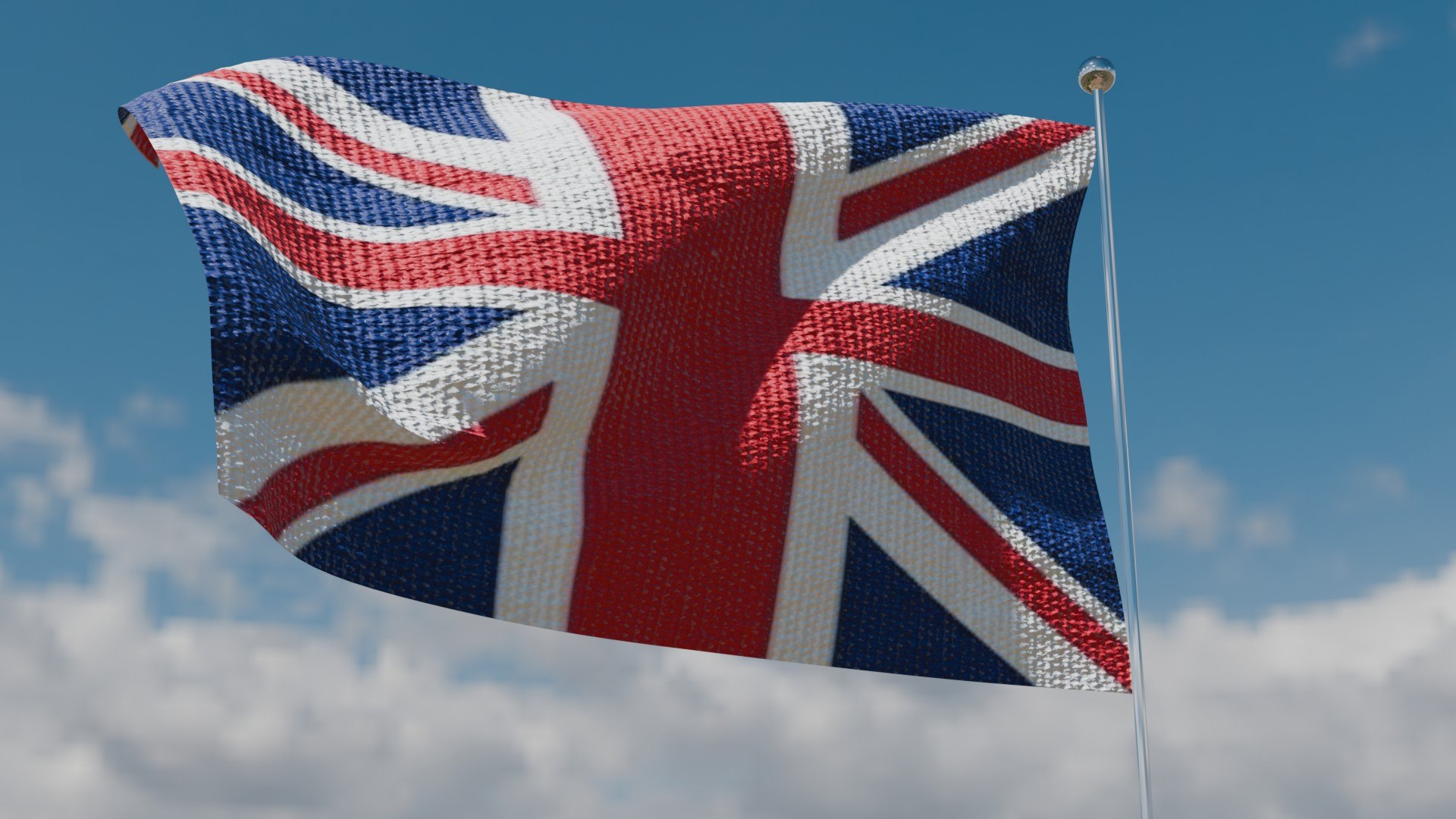 modelo 3d Bandera realista modelo 3D - TurboSquid 2288253