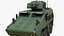 Véhicule militaire blindé de transport de troupes Woodland Green APC