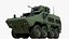 Véhicule militaire blindé de transport de troupes Woodland Green APC