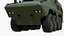 Véhicule militaire blindé de transport de troupes Woodland Green APC