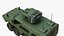 Véhicule militaire blindé de transport de troupes Woodland Green APC
