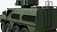 Véhicule militaire blindé de transport de troupes Woodland Green APC