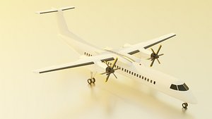 bombardier q400 3D