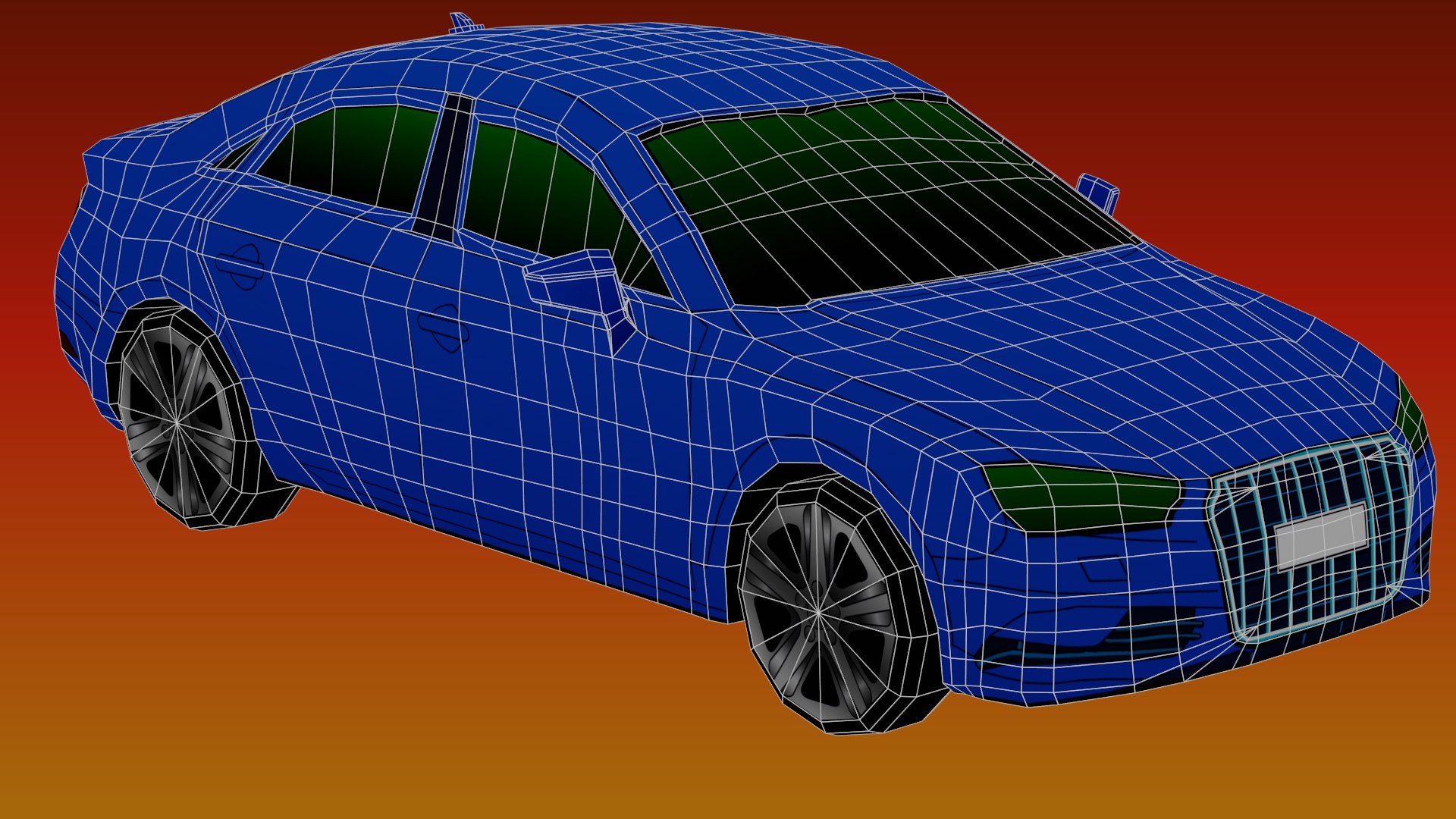 Audi-A3 Sedan For Animators 3D - TurboSquid 1904116