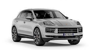 3D Porsche Cayenne 2024 model
